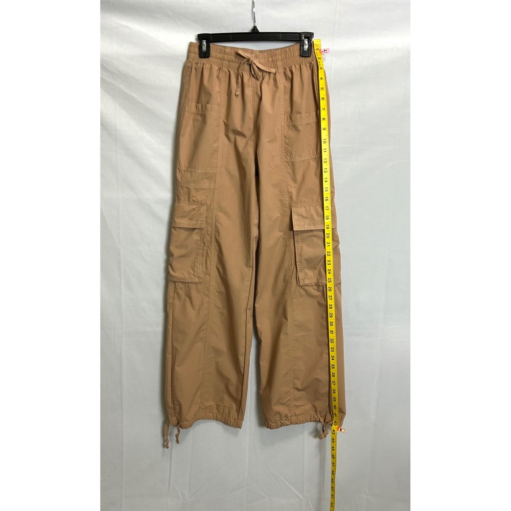 Aerie Tan Khaki High Waisted Cargo Jogger Pants 100% Cotton XS 1623630300 - Picture 6 of 14